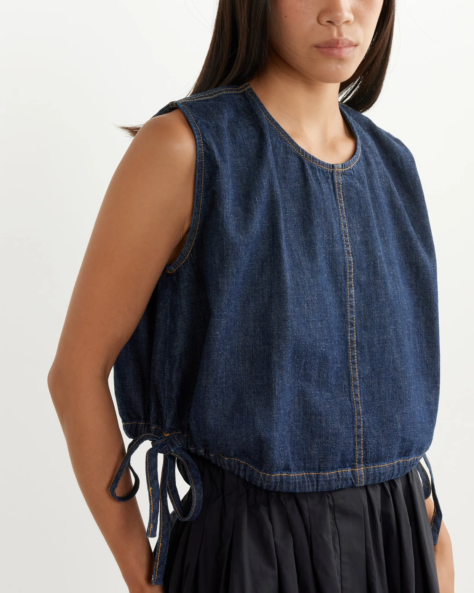 Aires Top in Dark Indigo