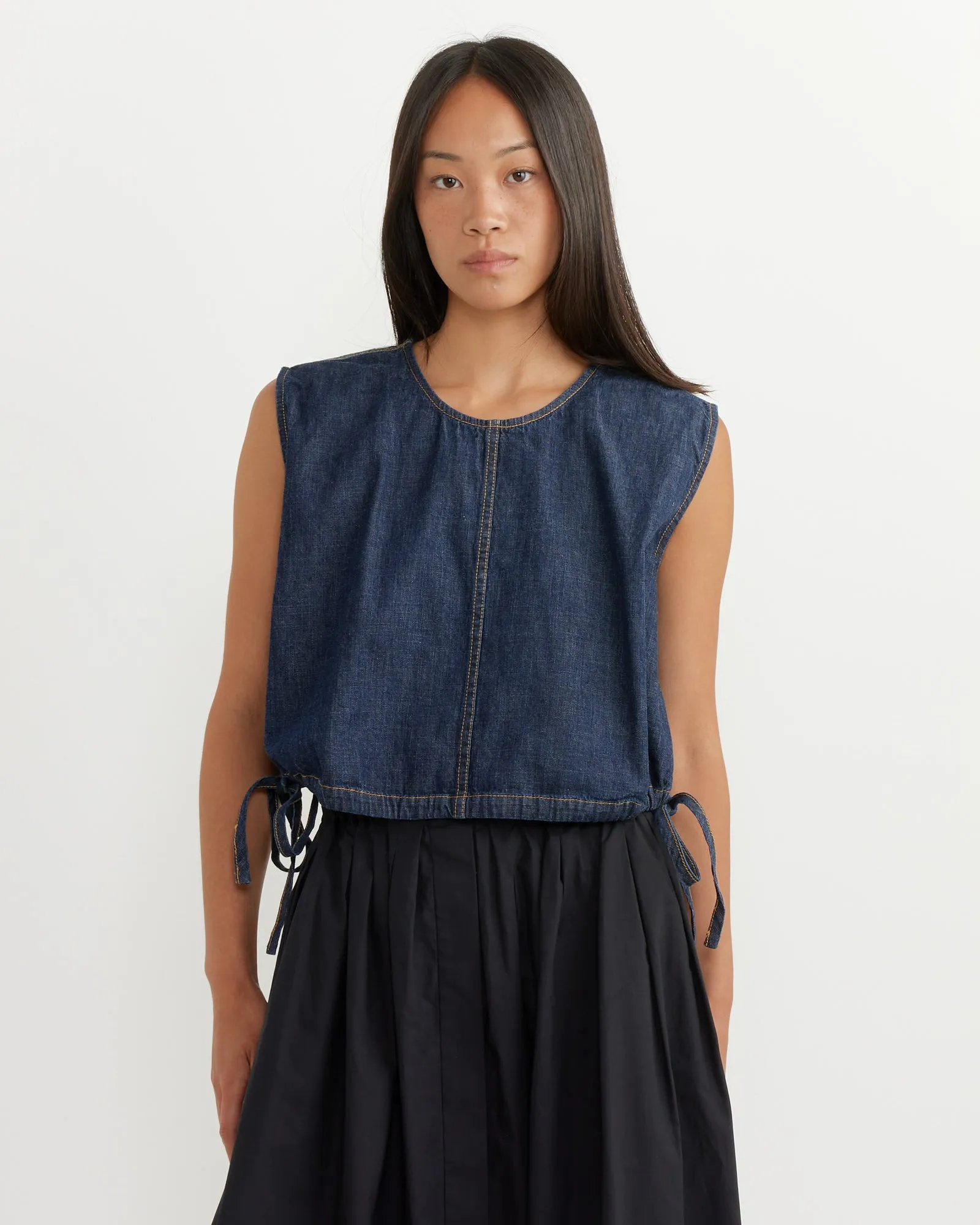 Aires Top in Dark Indigo