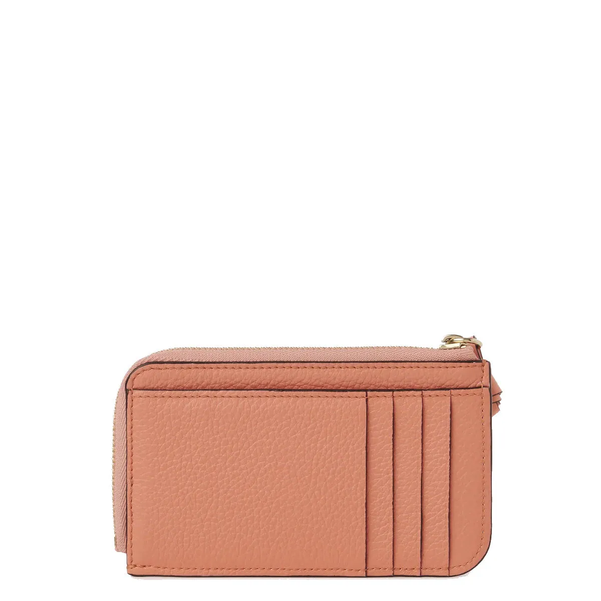 Alphabet Zip Card Holder, Coral