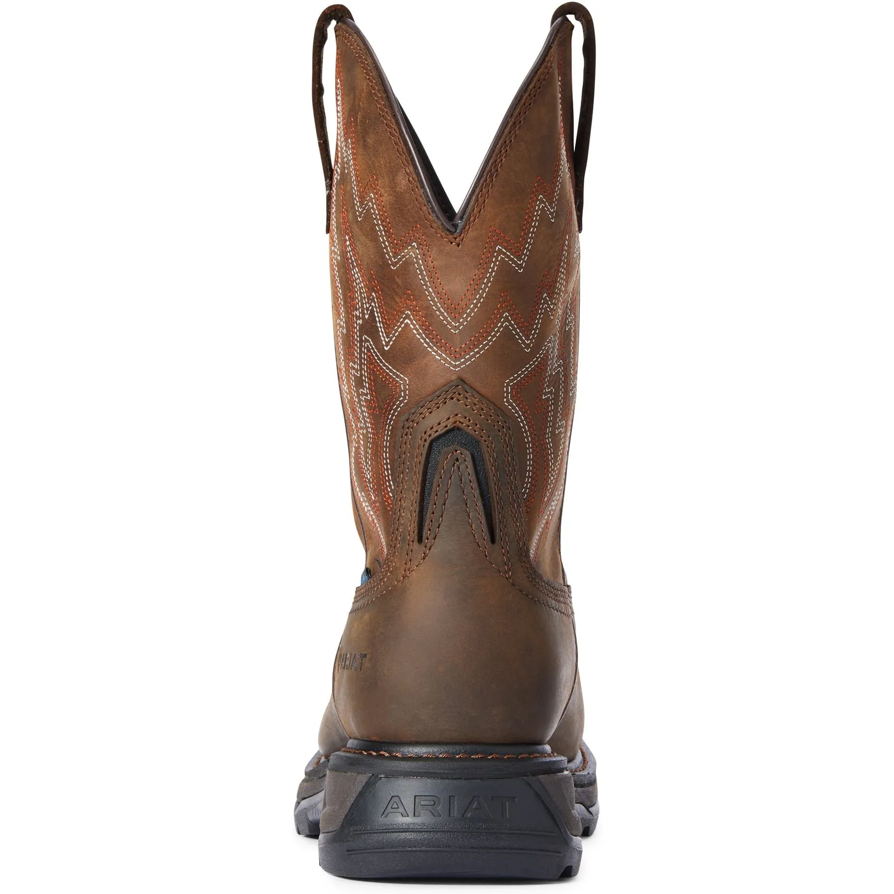 Ariat Men's Big Rig Comp Toe WP Western Work Boot - Brown - 10033993