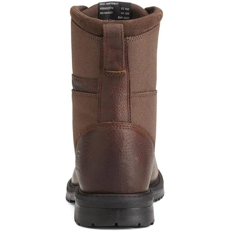 Ariat Men's RigTek 8 Wide Comp Toe Western Work Boot- Brown - 10012927