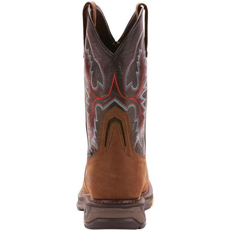 Ariat Men's WorkHog XT 11" Carbon Toe WP Western Work Boot - Brown - 10024968