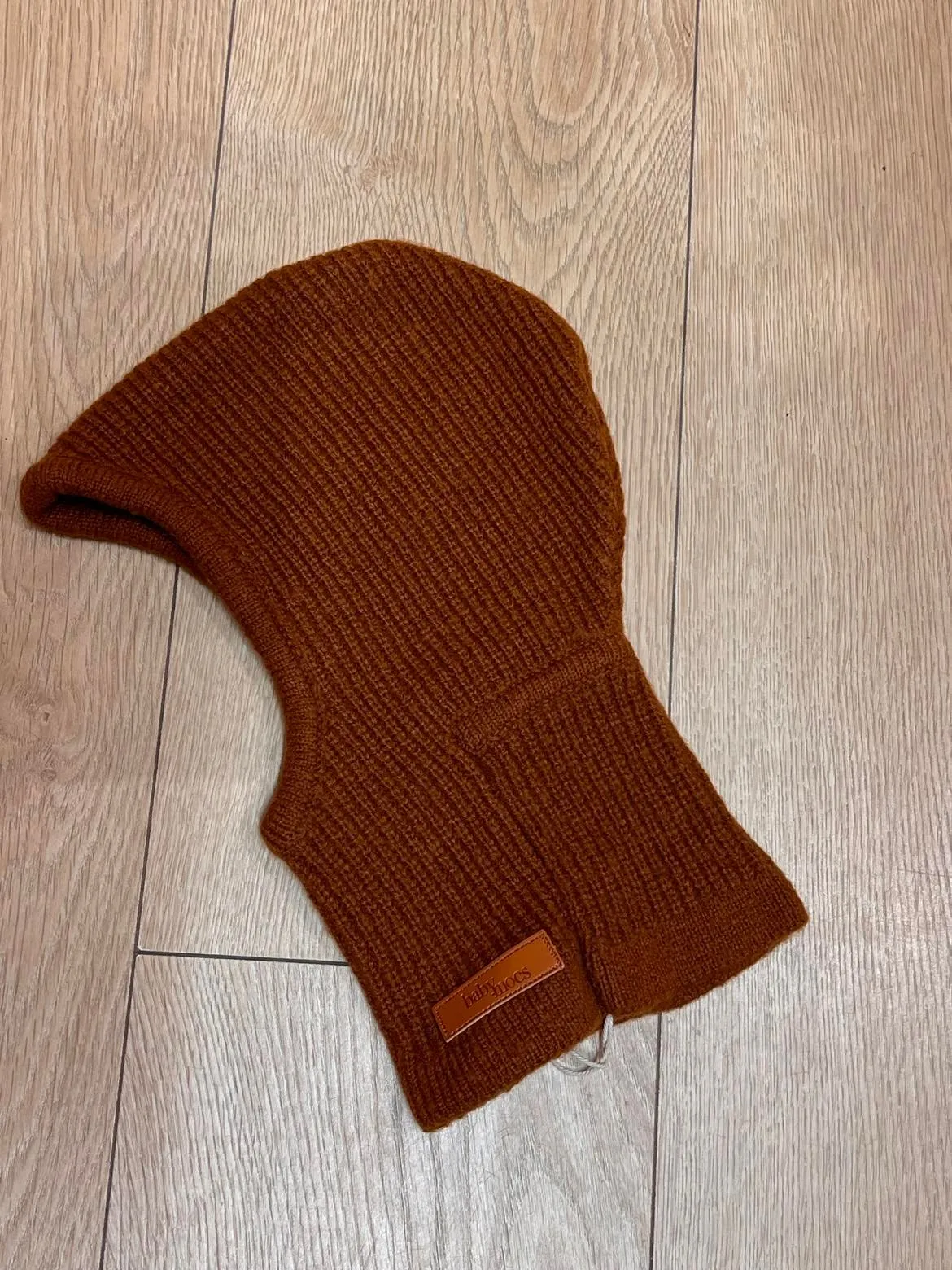 Baby Mocs Balaclava Brown