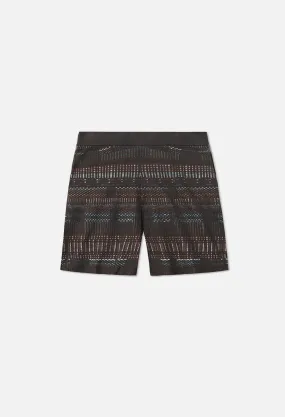 Bassett Knit Short / Charcoal X Multi