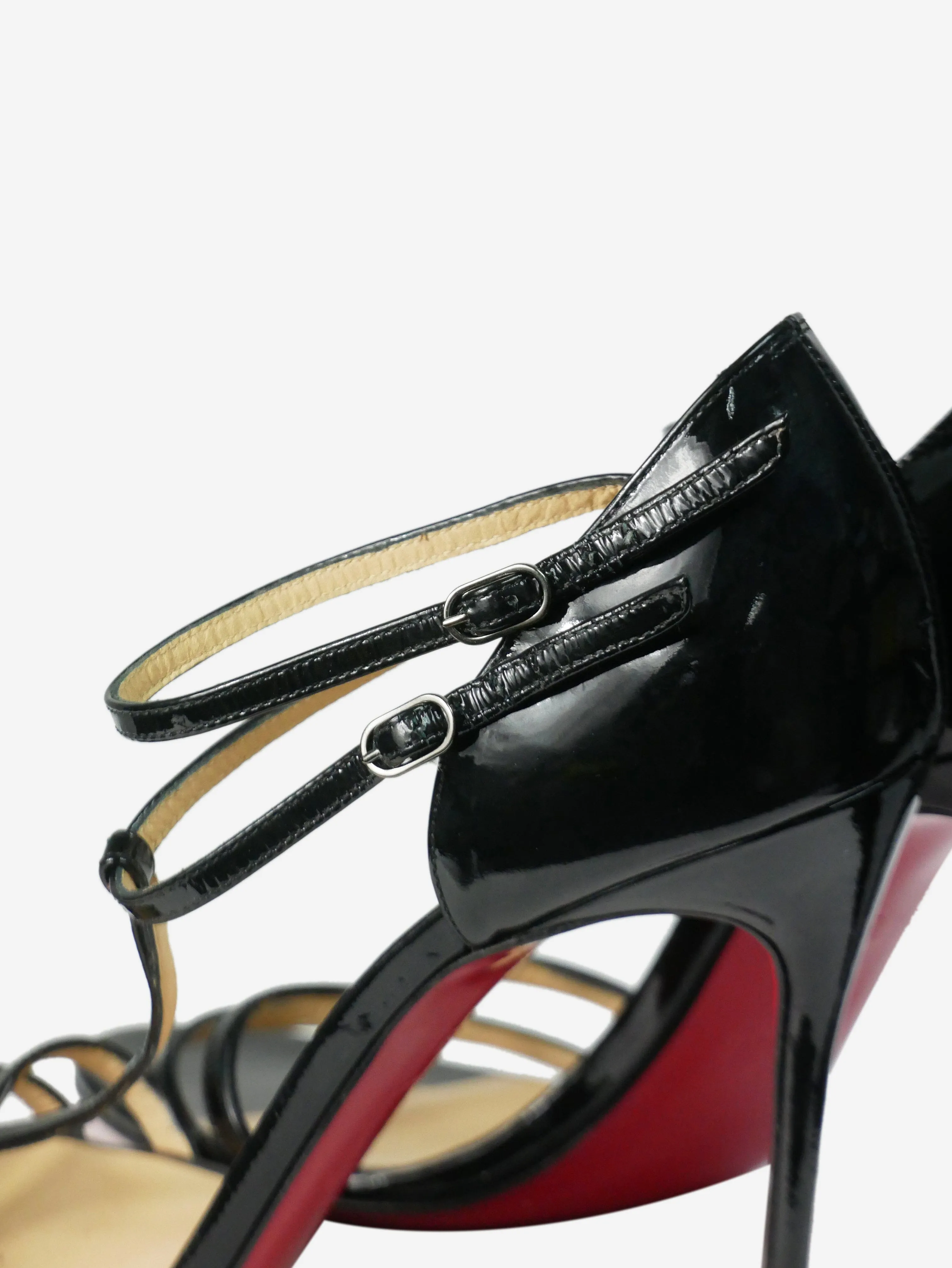 Black patent heels - size EU 39 (UK 6)