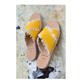 BRUSH YELLOW SANDAL