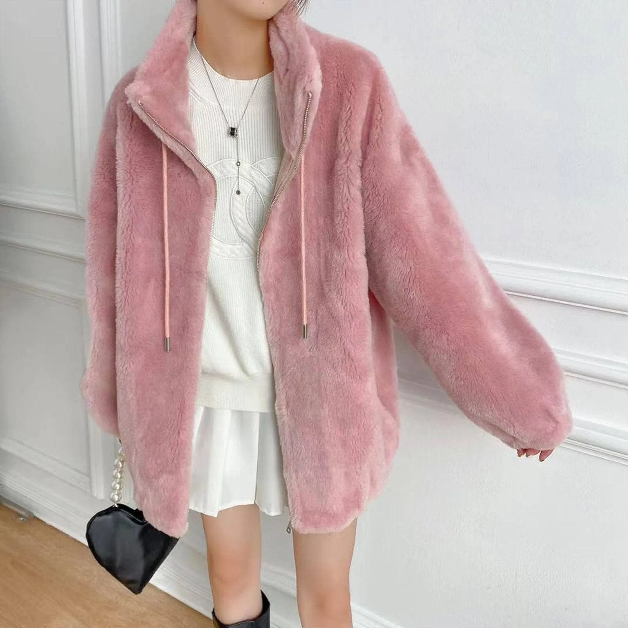 Camille Sheepskin Teddy Jacket