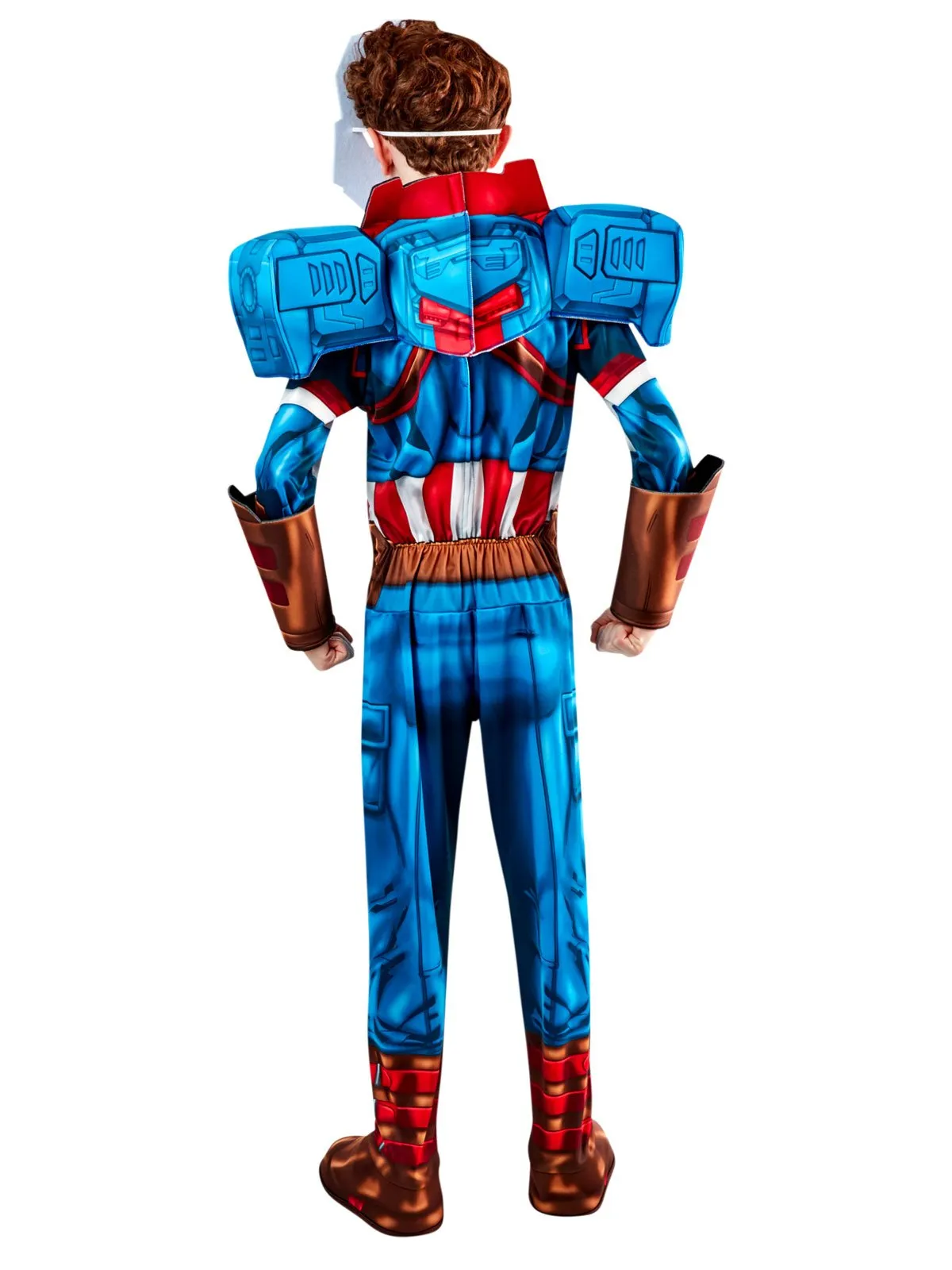 Captain America Mechstrike Deluxe Costume for Kids - Marvel Avengers Mech Strike