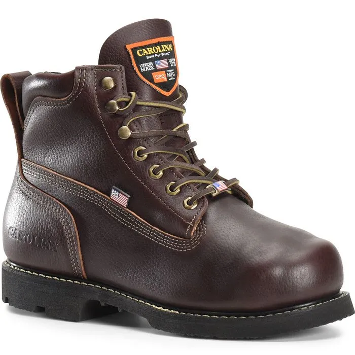 Carolina Men's INT 2.0 6" ST Internal Metguard Work Boot - Brown - CA517