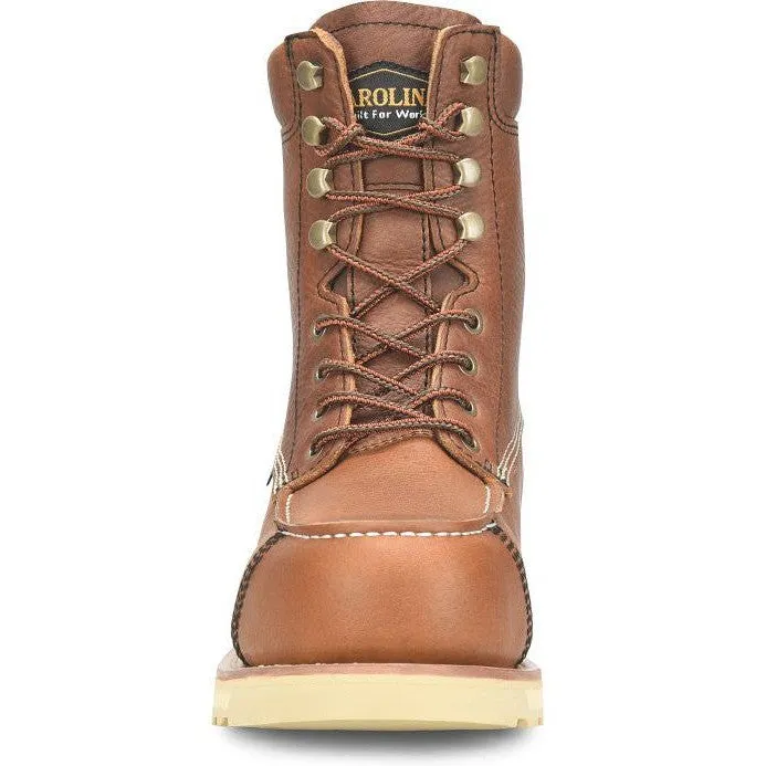 Carolina Men's Staple Gun 8 Carbon Comp Toe WP Work Boot -Tan- CA7571