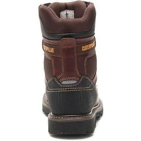 CAT Men's Indiana 2.0 8" Stl Toe WP Imported Work Boot - Brown - P90870