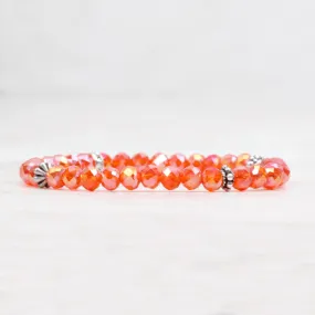 Chloe Beaded Bracelet | Orange