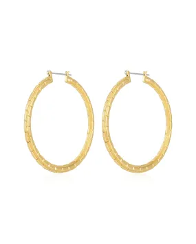 Chloe Chain Hoops- Gold