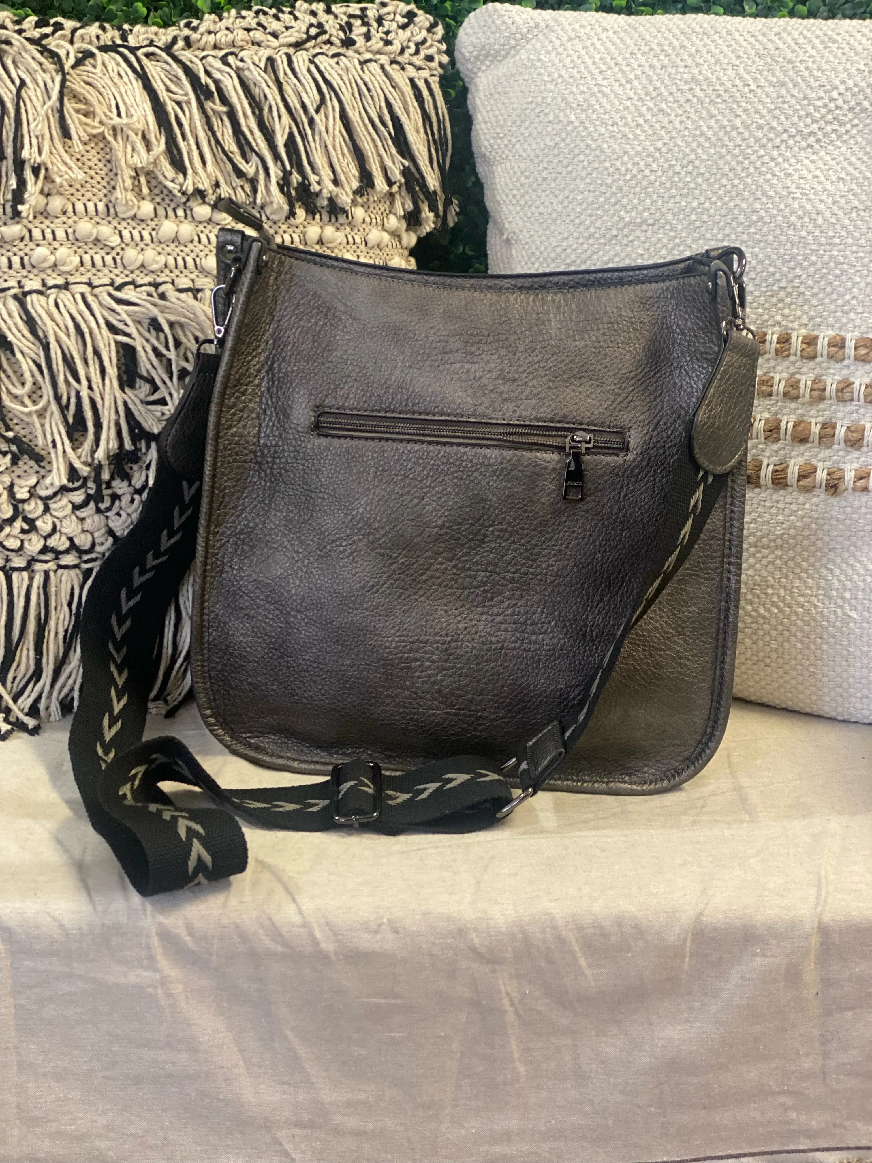 Chloe Gunmetal Crossbody