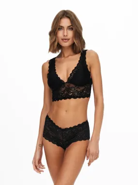 Chloe Lace Bra - Black