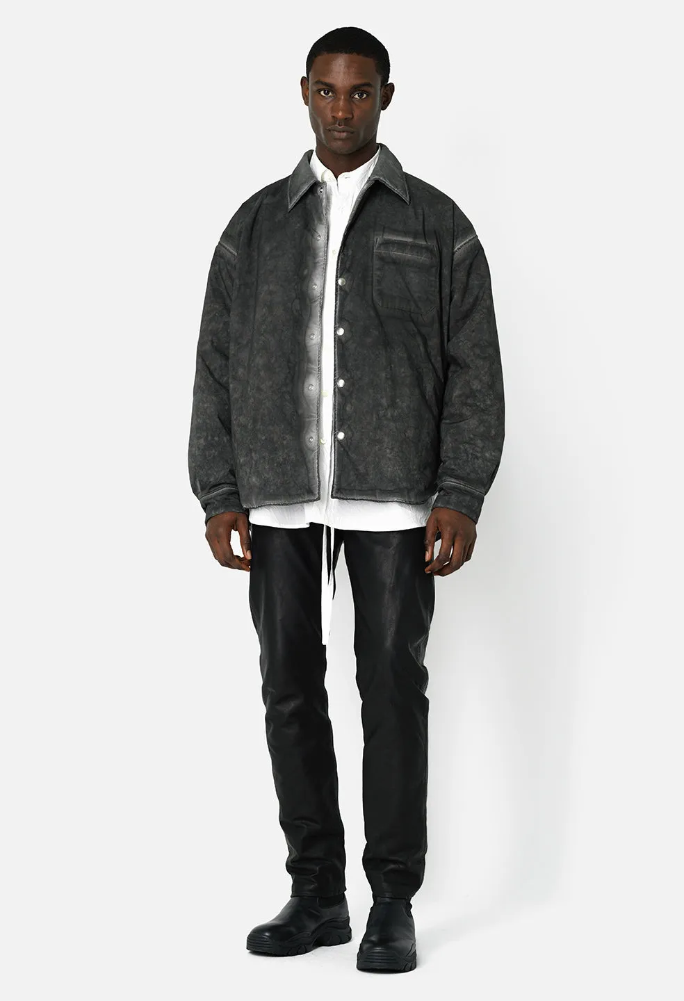 Cold Dye Scout Overshirt / Charcoal