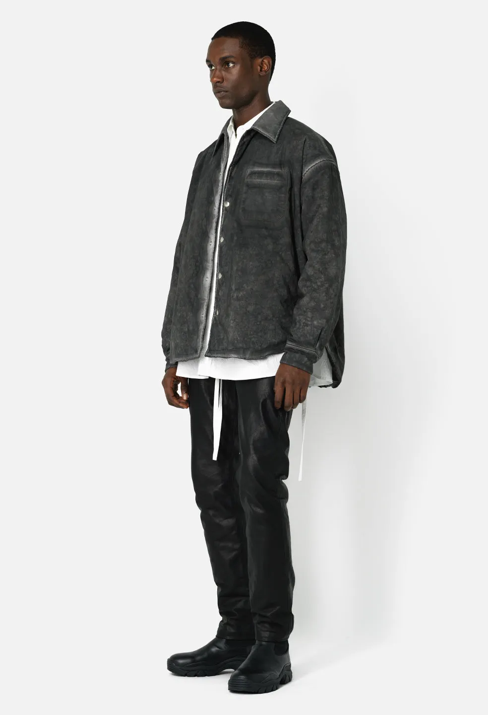 Cold Dye Scout Overshirt / Charcoal