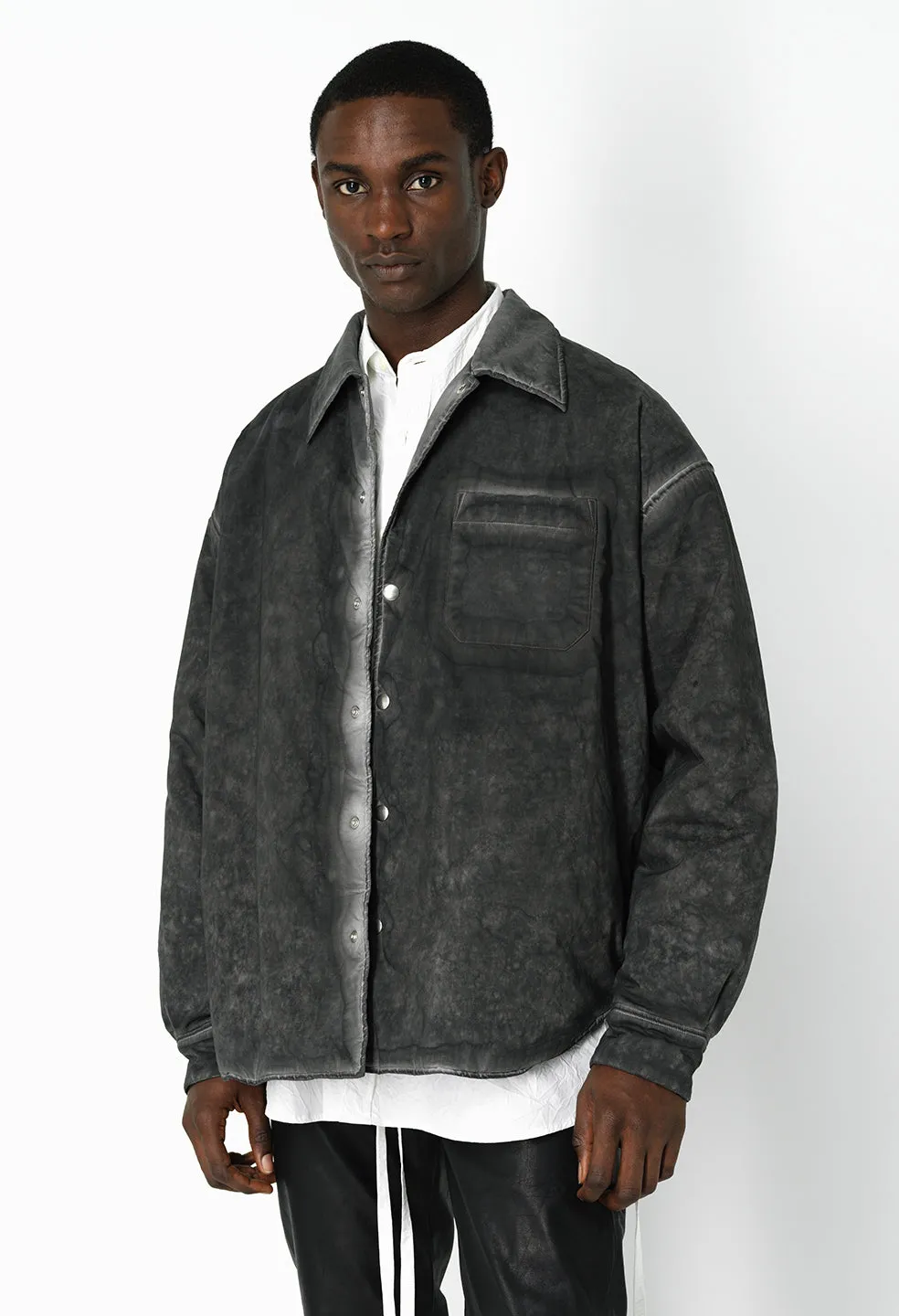 Cold Dye Scout Overshirt / Charcoal