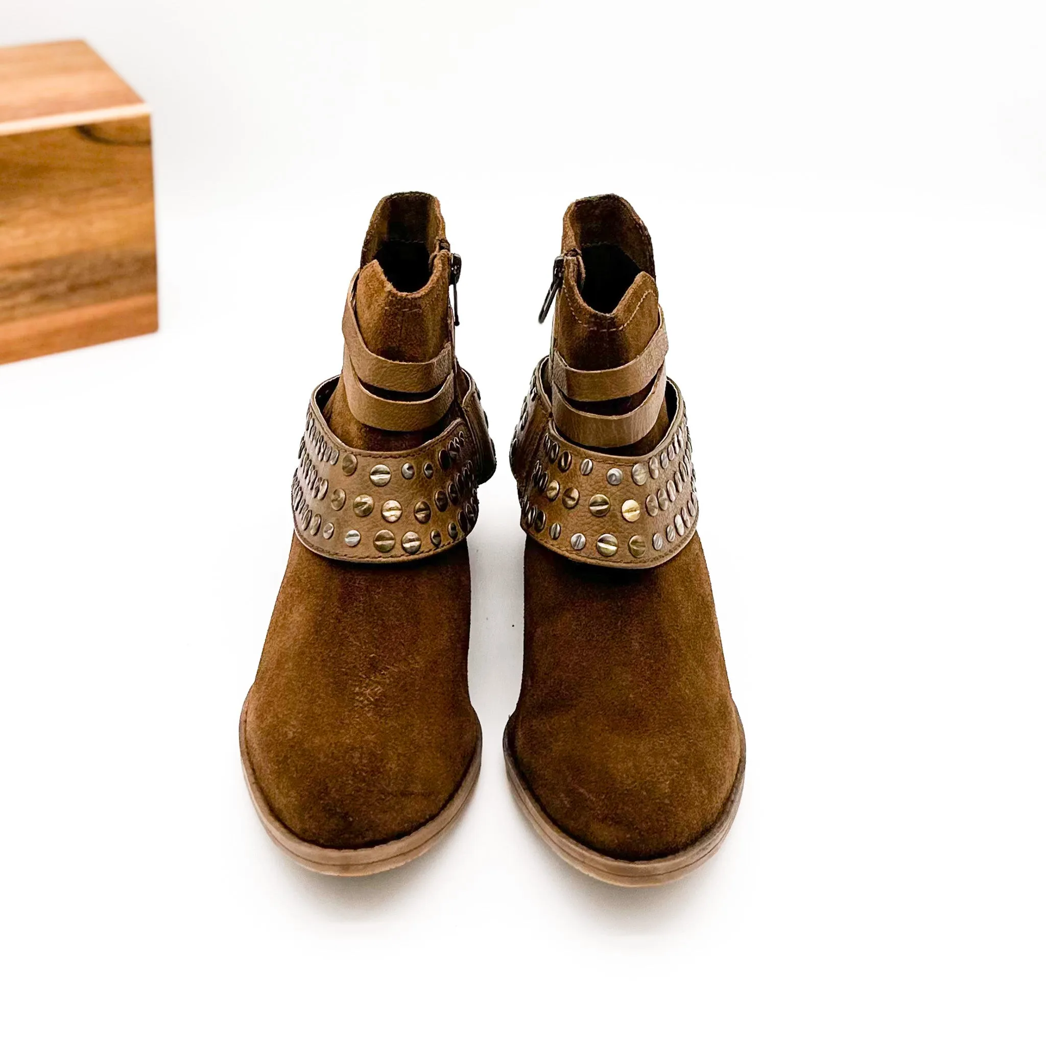 Crimson Bootie in Tan