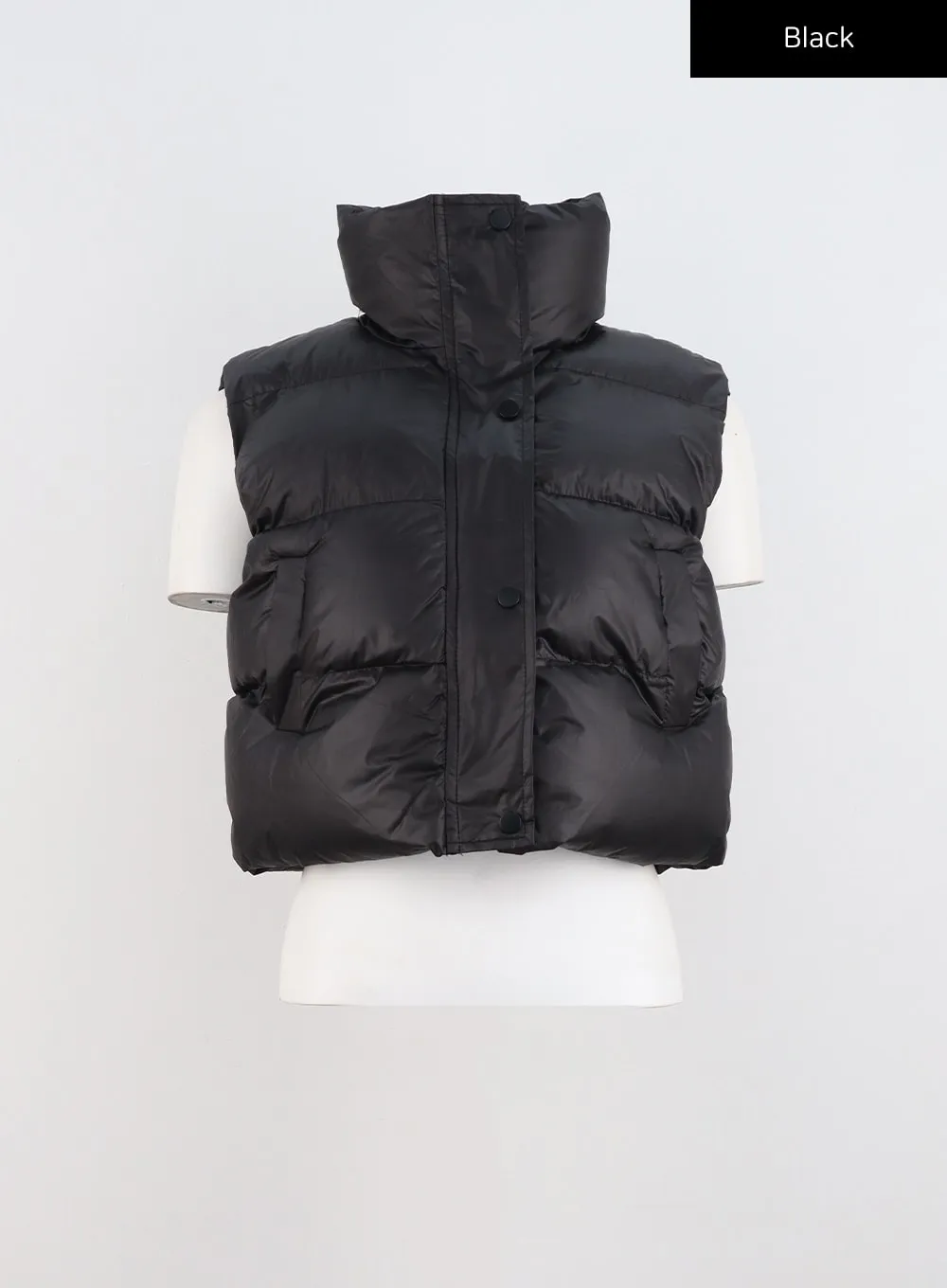 Cropped Puffer Vest CN320