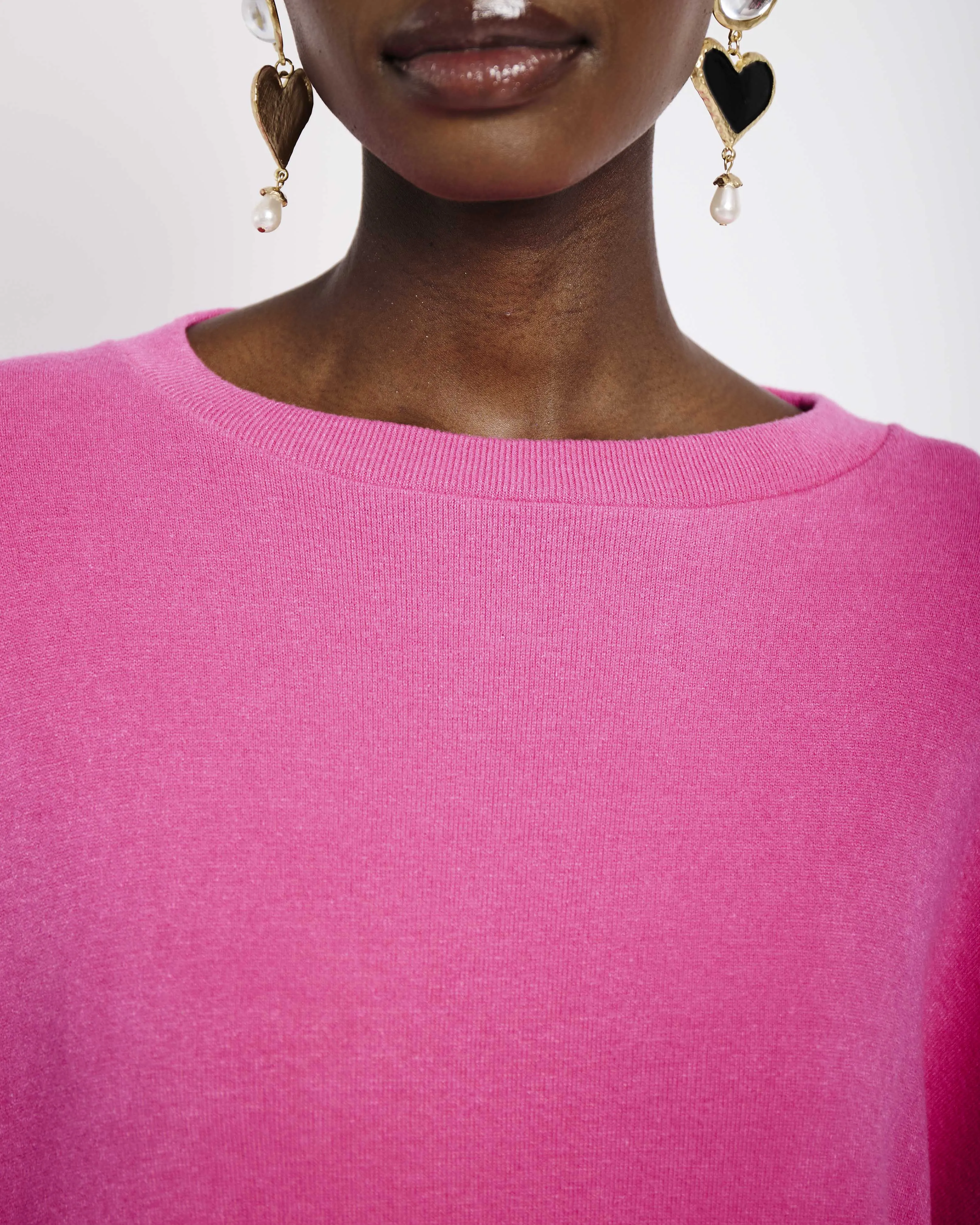 Cut and Sew Maxi Dress in Pink