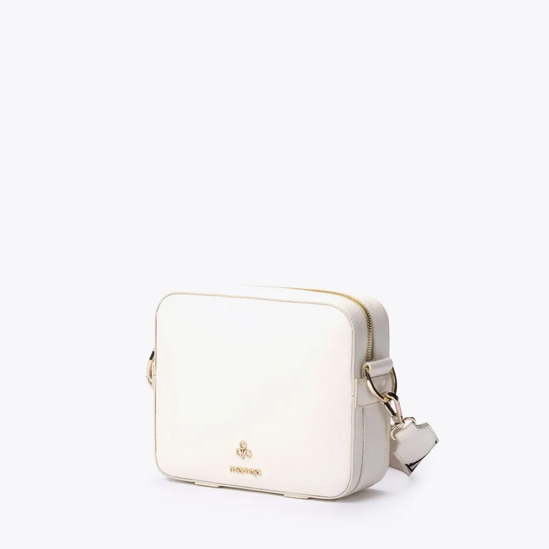 Dalila Corn Leather Vegan Crossbody Bag | Coconut