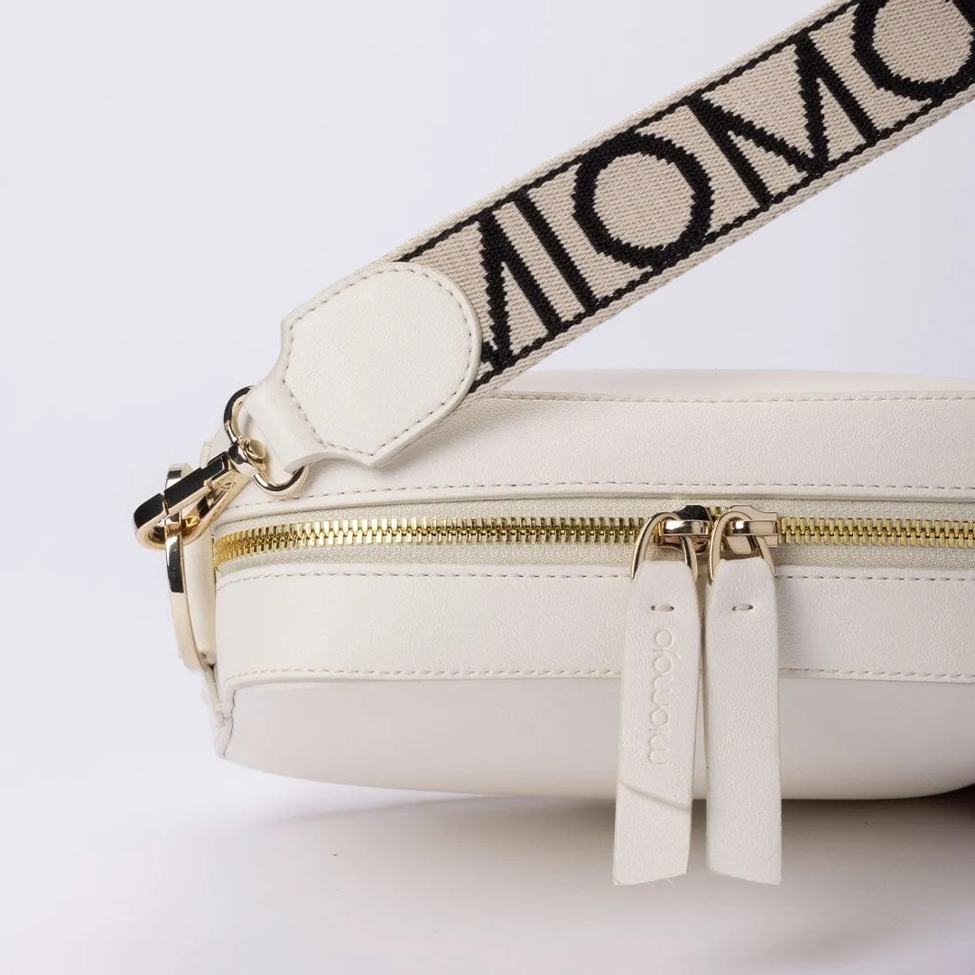 Dalila Corn Leather Vegan Crossbody Bag | Coconut