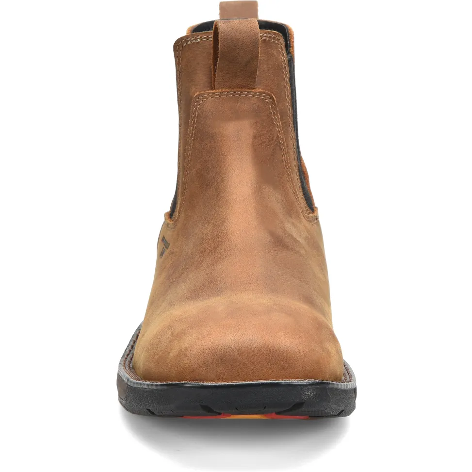 Double H Men's Heisler 5" Square Toe Western Work Boot- Brown - DH5363