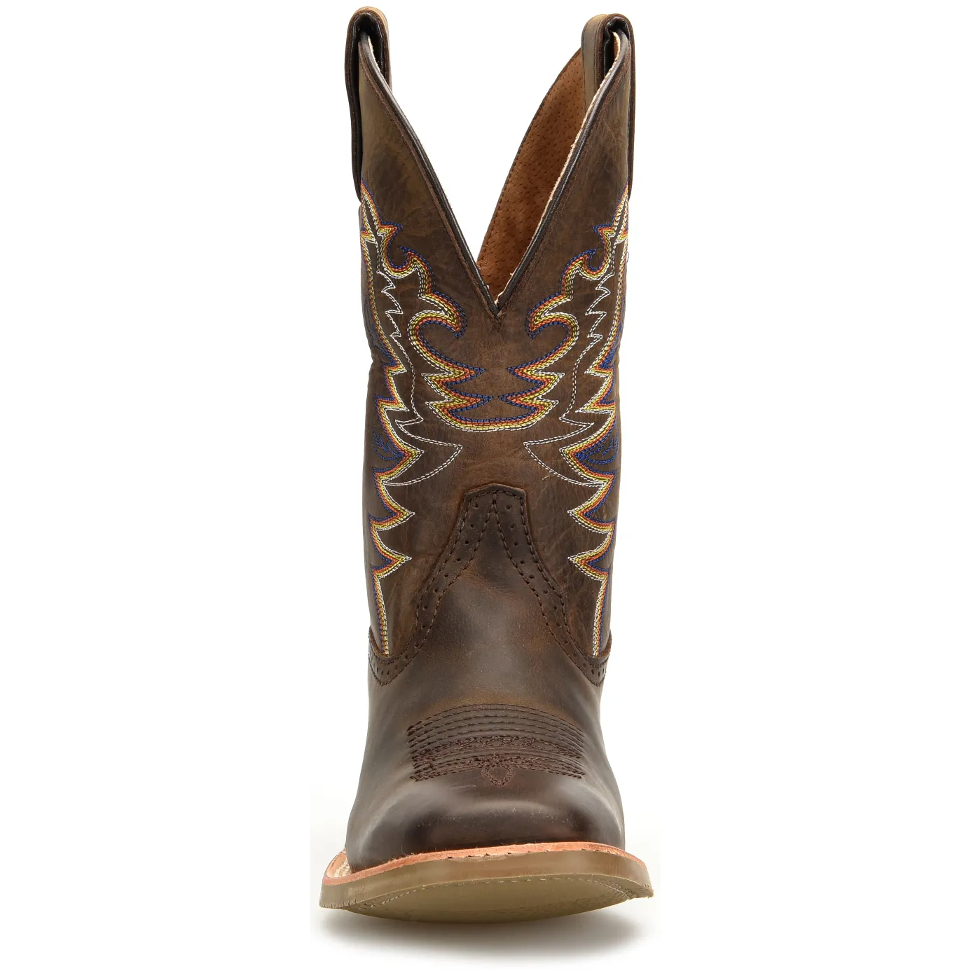 Double H Men's Orin 11" Square Toe Western Classic Boot- Brown- DH6014