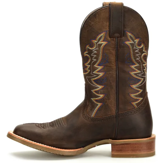 Double H Men's Orin 11" Square Toe Western Classic Boot- Brown- DH6014