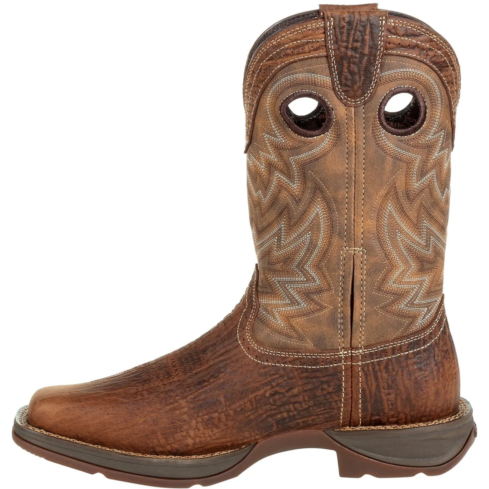 Durango Men's Rebel 11" Square Toe Western Boot- Trail Brown - DDB0271