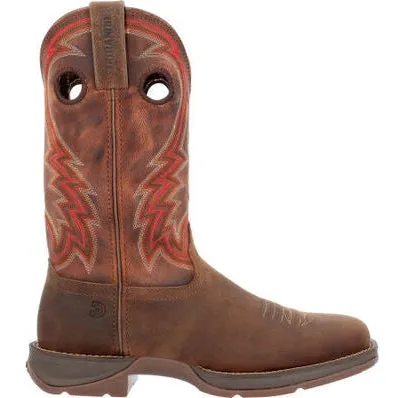 Durango Men's Rebel 12" Square Toe Wstrn Work Boot -Dark Chestnut- DDB0393