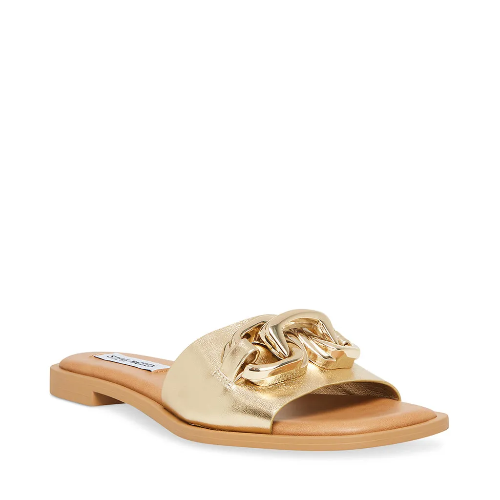 Gene Sandal GOLD LEATHER