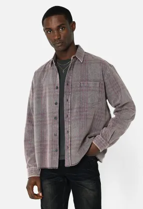 Hemi Oversized Shirt / Alloy Check