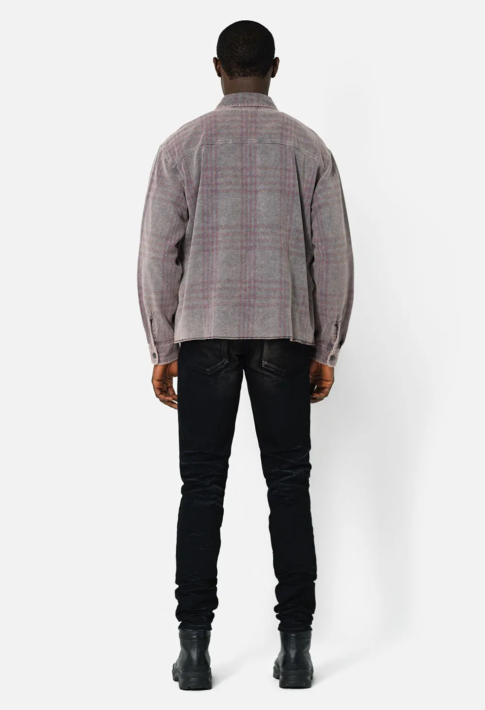 Hemi Oversized Shirt / Alloy Check