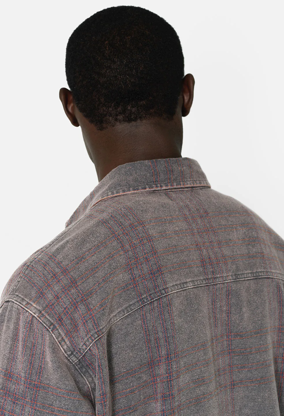 Hemi Oversized Shirt / Alloy Check