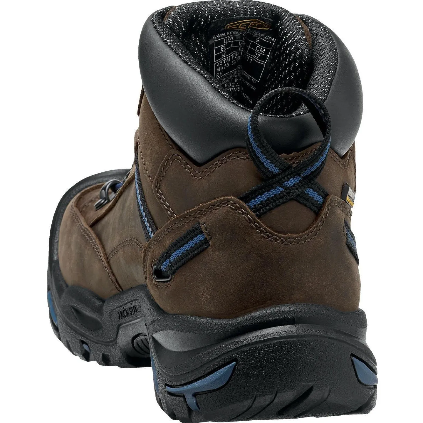 Keen Utility Men's Braddock USA Built Stl Toe WP Work Boot Brown 1012771