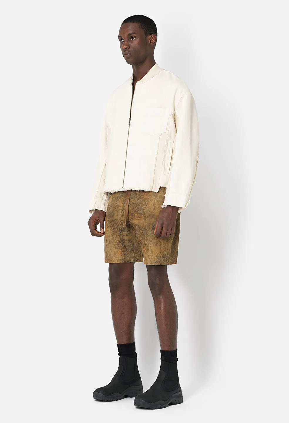 Leather LA Shorts / Jungle