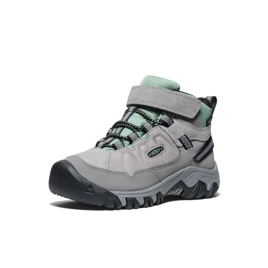 Little Kids' Targhee IV Waterproof Hiking Boot  |  Alloy/Granite Green