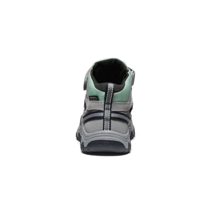 Little Kids' Targhee IV Waterproof Hiking Boot  |  Alloy/Granite Green