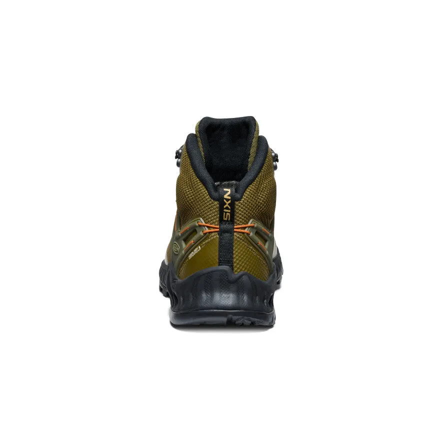 Men's NXIS EVO Waterproof Boot  |  Dark Olive/Gold Flame