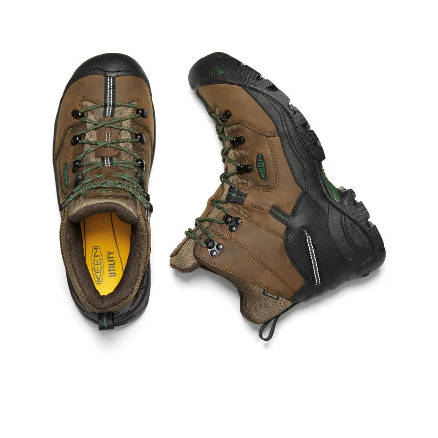 Men's Pittsburgh Energy 6 Waterproof Boot (Soft Toe)  |  Cascade Brown/Greener Pastures