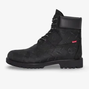 (Men's) Timberland 6 Premium Waterproof Boot x Supreme 'Diamond Plate Black' (2023) TB0A6DE1-001