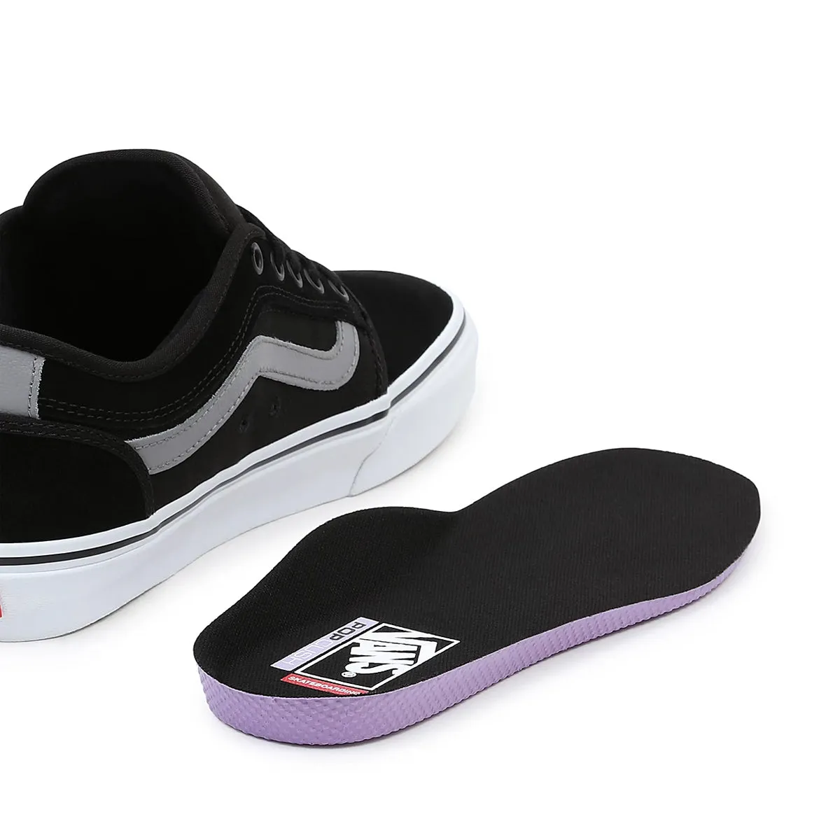 MN CHUKKA LOW SIDESTRIPE BLACK / GRAY / WHITE