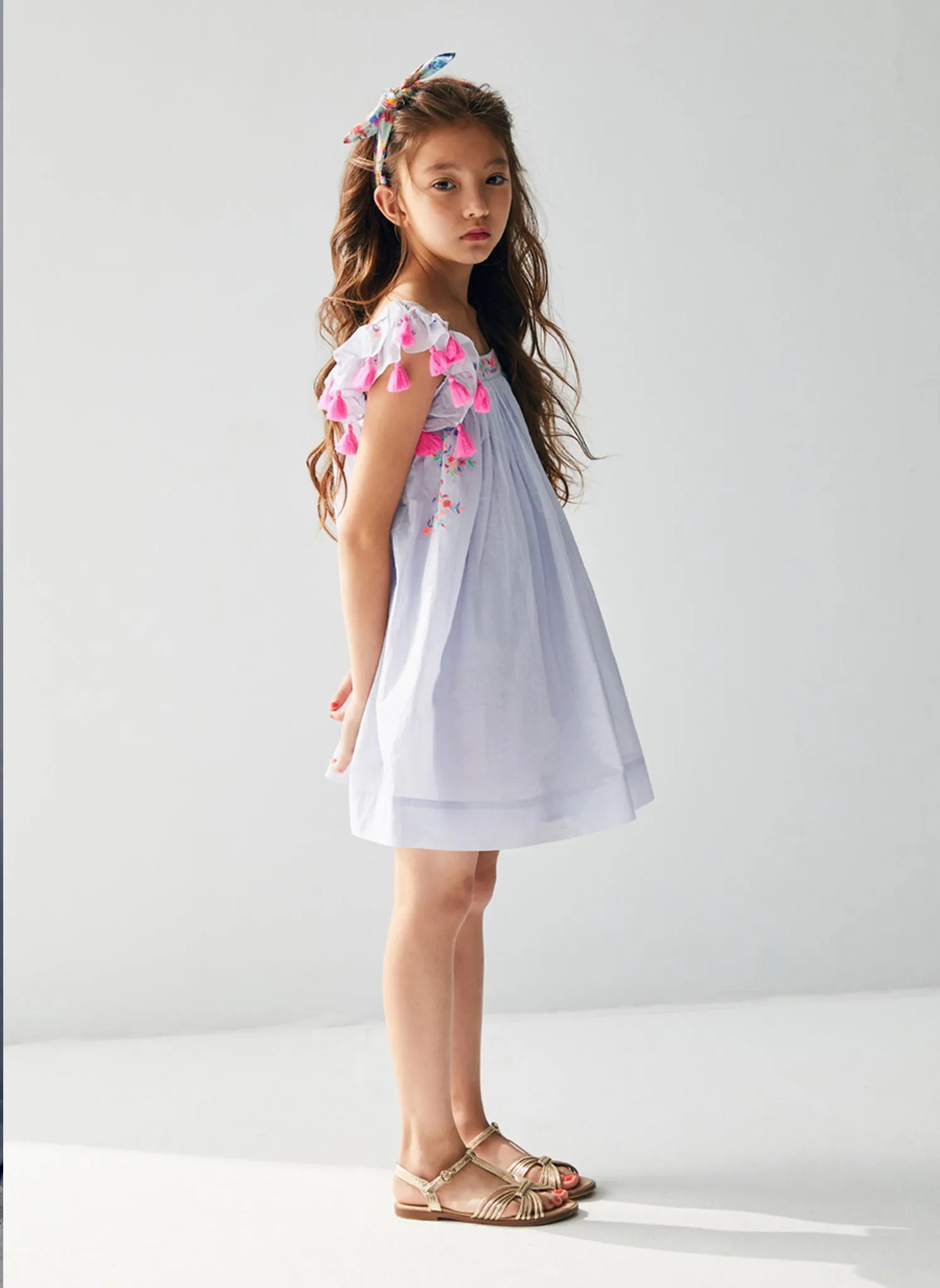 Nellystella Chloe Dress in Blue Yonder