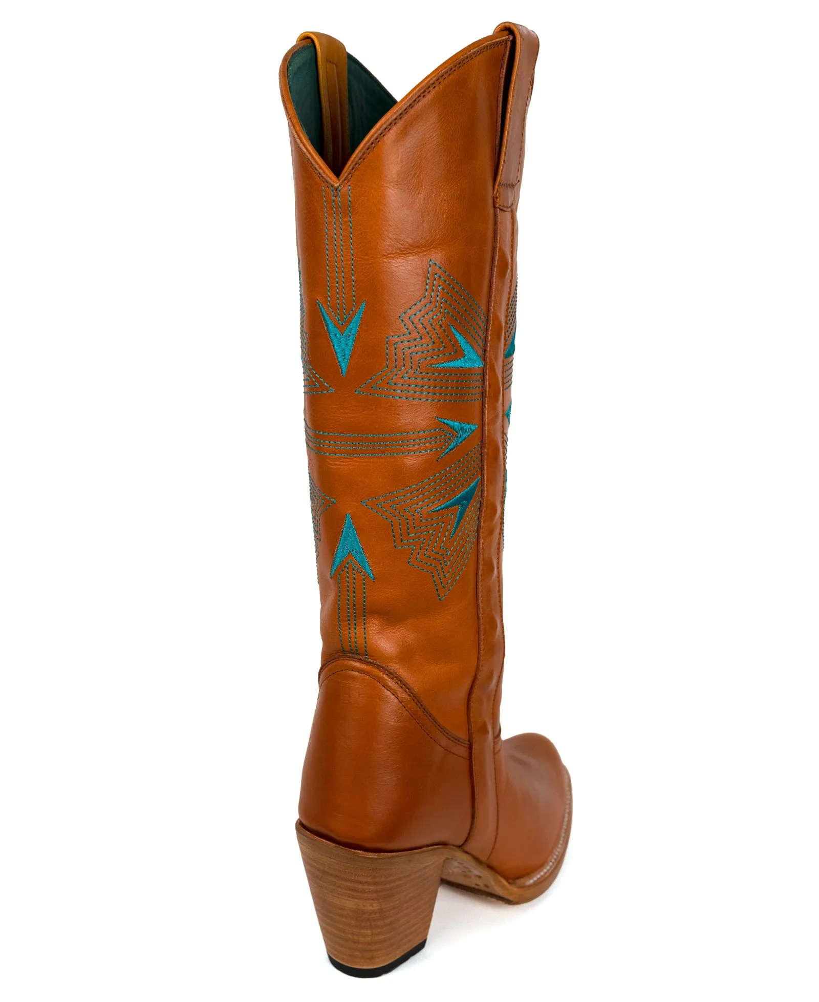 No.2052 ALLEY tall boot Oak Veg Tanned Leather PRE-SALE