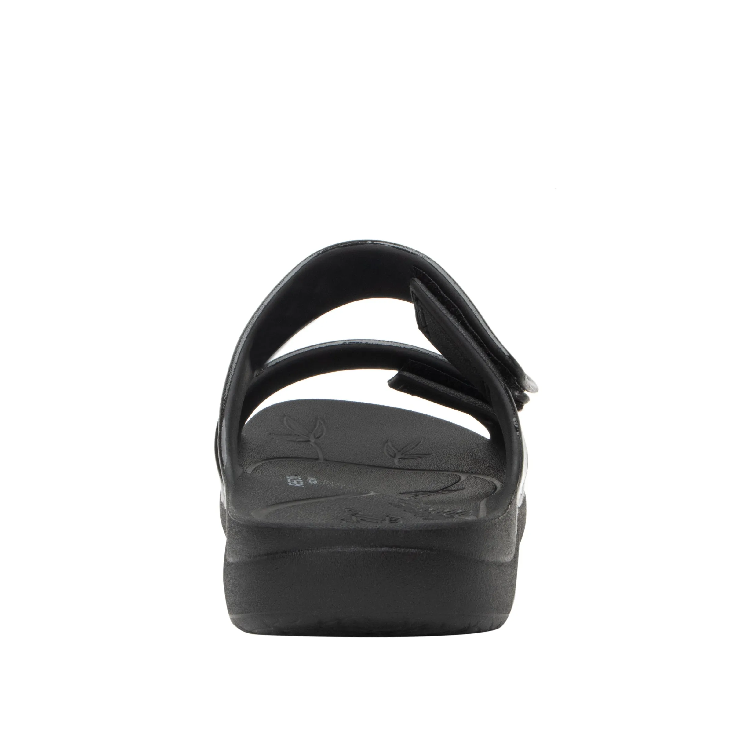 Orbyt Black Gloss Sandal