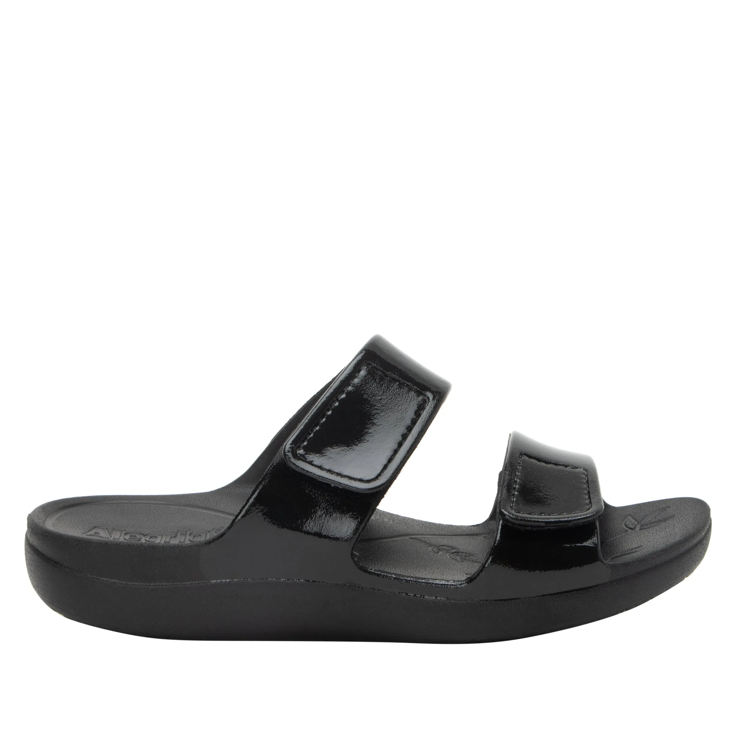 Orbyt Black Gloss Sandal