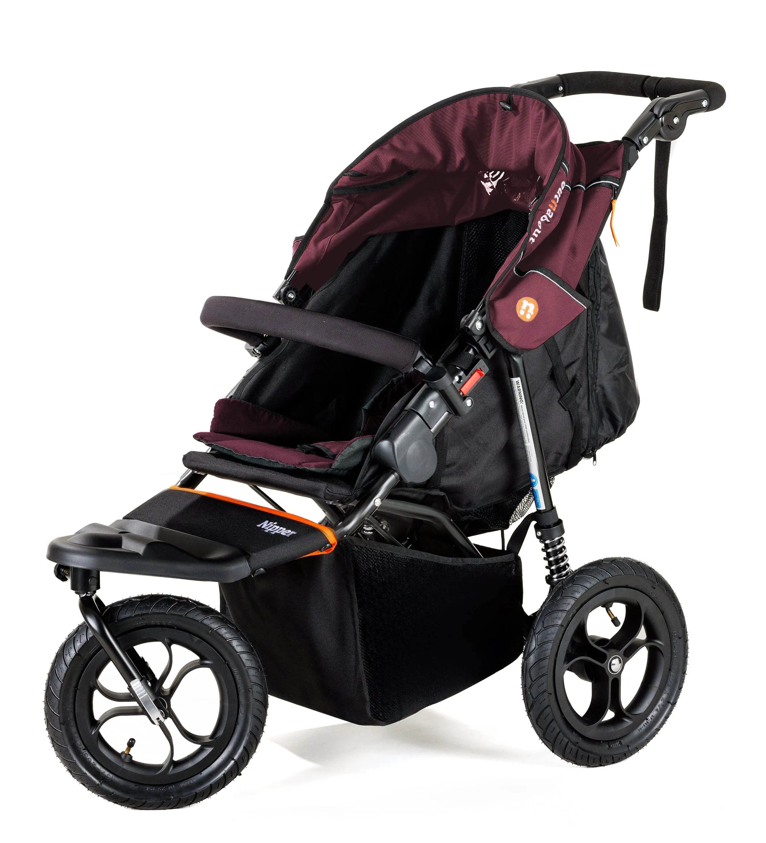 Out n About Nipper V5 Single Pushchair Starter Bundle - Bramble Berry