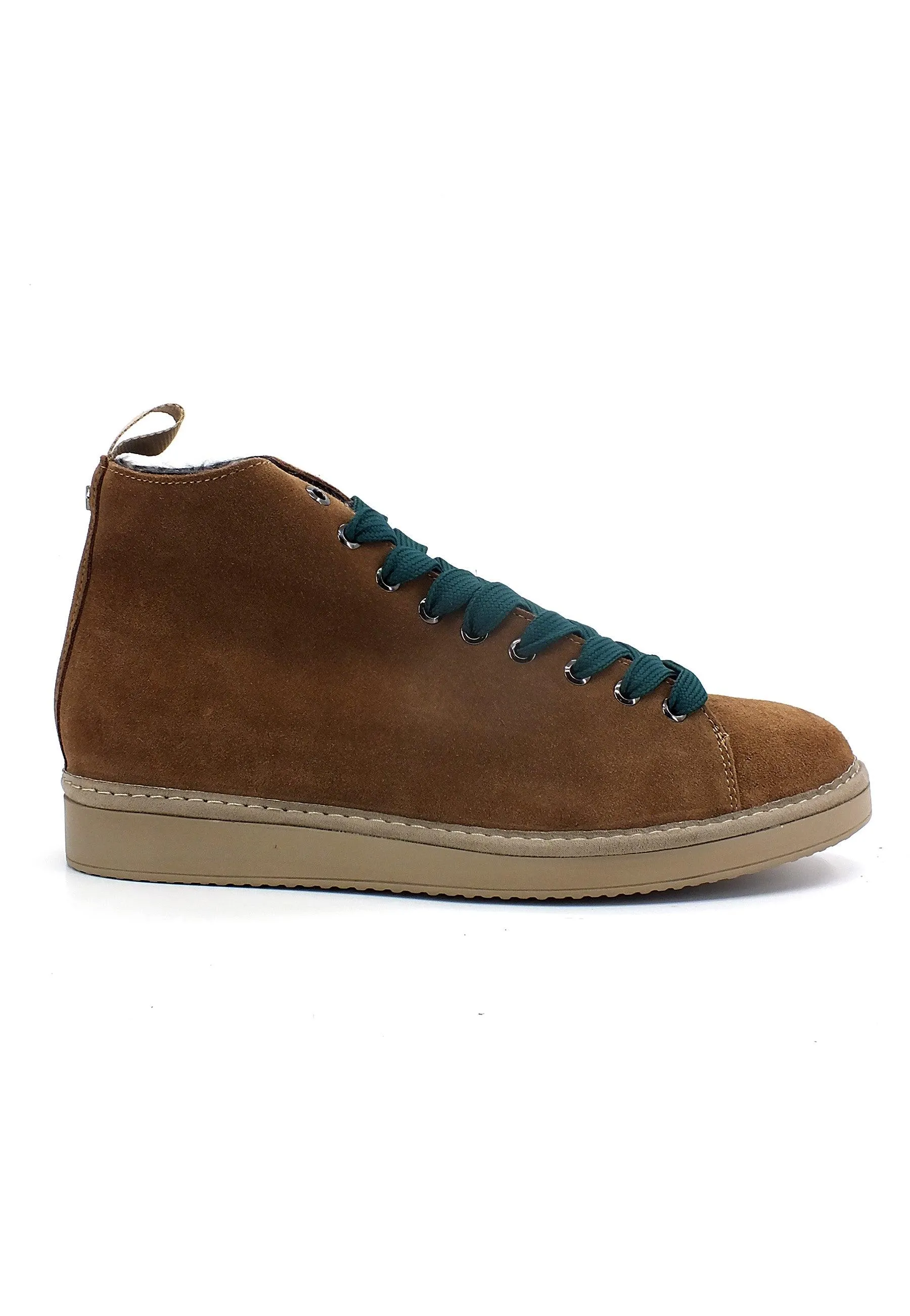 PAN CHIC Ankle Boot Sneaker Pelo Uomo Toffee Petrol P01M1400200006